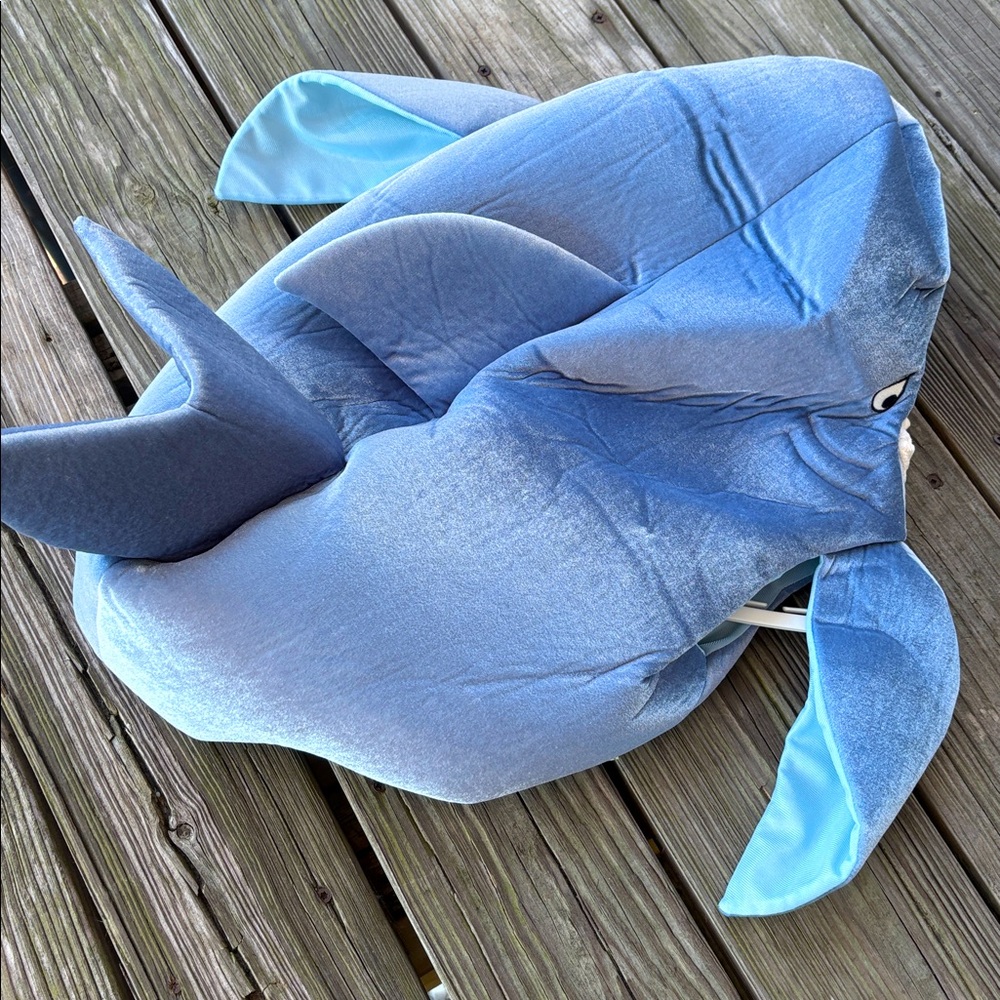 Blue Baby Shark Kids Bodysuit Costume